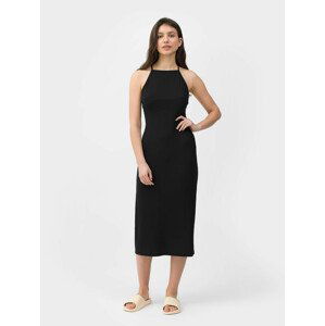 4F 4FSS23TDREF050 DEEP BLACK Dámské šaty US XL 4FSS23TDREF050 DEEP BLACK