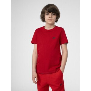 4F 4FJSS23TTSHM291 RED Dětské tričko EU 128 4FJSS23TTSHM291 RED