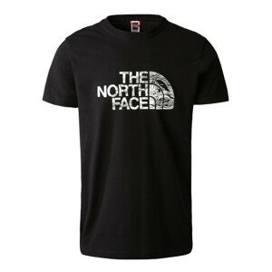 The North Face M S/S WOODCUT DOME TEE Pánské tričko US XL NF0A827HJK31