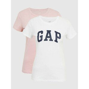 GAP V-GAP FRANCHISE CLSC TEE PACK Dámské trička 2 ks US M 548683-02