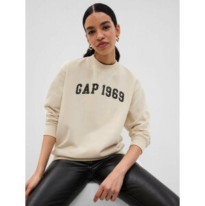 GAP FL LOGO BOYFRIEND CREW Dámská mikina US XXL 566543-02