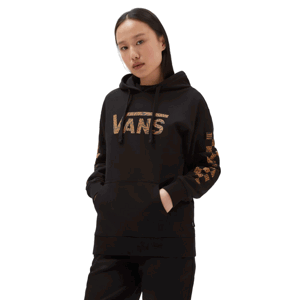 Vans WYLD TANGLE ANIMAL BFF HOODIE Dámská mikina US M VN000A7FBLK1