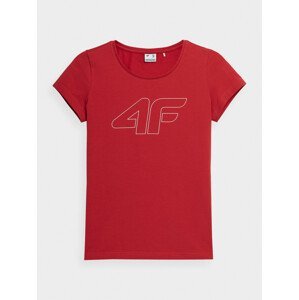 4F 4FAW23TTSHF0907 RED Dámské tričko US S 4FAW23TTSHF0907 RED