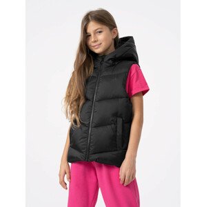 4F 4FJAW23TVJAF045 BLACK Dětská vesta EU 164 4FJAW23TVJAF045 BLACK