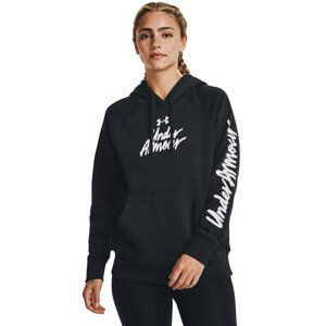 Under Armour UA Rival Fleece Graphic Hdy Dámská mikina US XS 1379609-001