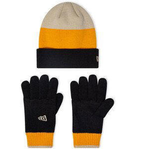 NEW ERA Yth stripe beanie gloves Setík US YOUTH 13745809