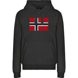 NORWAY COTTON FLEECE Pánská mikina US M 129443 Black