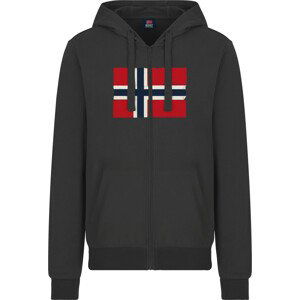 NORWAY COTTON FLEECE Pánská mikina US M 129444 Black