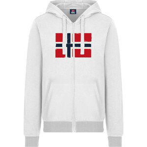 NORWAY COTTON FLEECE Pánská mikina US L 129444 Off White