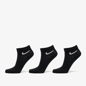 Ponožky Nike Everyday Lightweight Training Ankle Socks 3-Pack Black/ White M