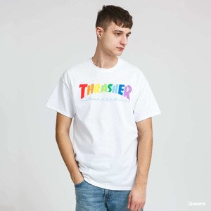 Thrasher Rainbow Mag Tee White