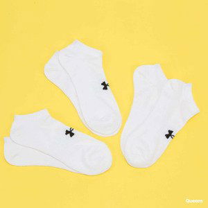 Under Armour 3Pack Core No Show Socks bílé