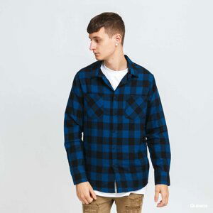 Urban Classics Checked Flanell Shirt Black/ Blue