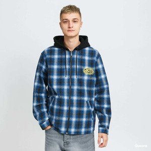 Wasted Paris Hoodie Shirt Shadow Plaid Love Black/ Blue/ White