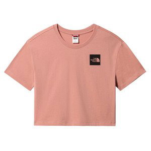 Top The North Face W Cropped Fine Tee Pink M