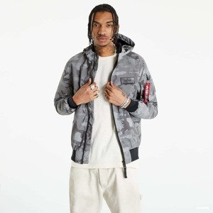 Alpha Industries MA-1 LW Hoode Refl. Camo Grey