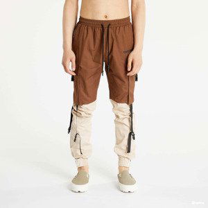 Sixth June Bicolored Straps Cargo Pants Brown