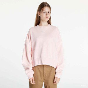 Mikina Nike Sportswear Collection Essentials Women's Oversized Fleece Crew Sweatshirt Pink L