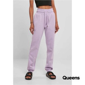 Urban Classics Ladies Organic High Waist Sweatpants Purple