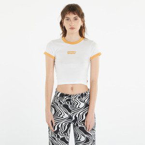 Levi's ® Graphic Ringer Mini Tee Bright White/ Golden Nugget/ White