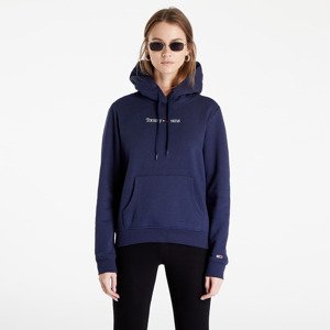 TOMMY JEANS Reg Serif Linear Hoodie Twilight Navy