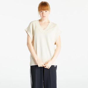 adidas Premium Essentials Knit Oversized Vest Wonder White