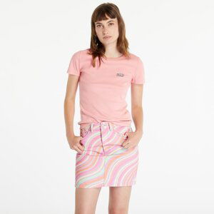 GAP V-Ss Rib Baby Tee Bright Guava