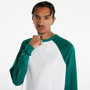 Urban Classics Organic Oversized Raglan Longsleeve White/ Green