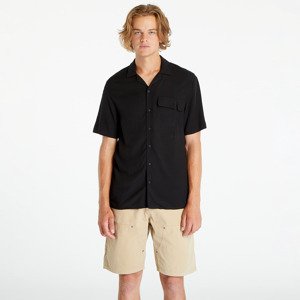 Urban Classics Viscose Camp Shirt Black