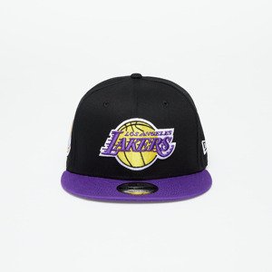 New Era Los Angeles Lakers Contrast Side Patch 9Fifty Snapback Cap Black/ True Purple