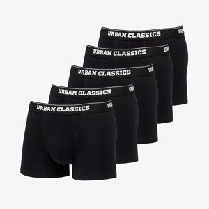 Urban Classics Organic Boxer Shorts 5-Pack Black/ Black/ Black/ Black/ Black