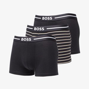 Boxerky Hugo Boss Bold Design Trunk 3-Pack Black/ Green M