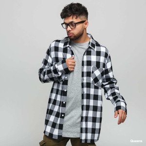 Urban Classics Checked Flanell Shirt Black/ White