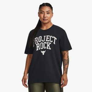 Under Armour Project Rock Heavyweight Campus T-Shirt Black