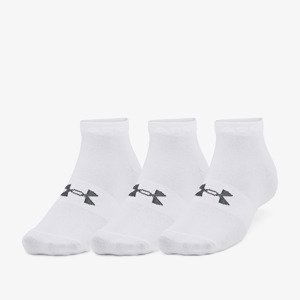 Under Armour Essential Low Cut Socks 3-Pack White