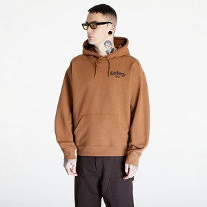 Carhartt WIP Hooded Onyx Script Sweat UNISEX Hamilton Brown/ Black