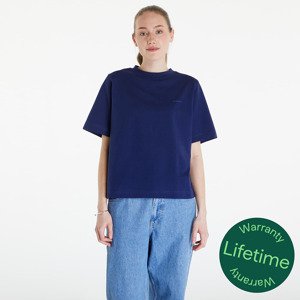 Queens Women's Essential T-Shirt With Tonal Print Navy