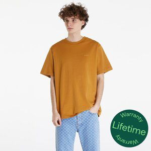 Queens Men's Essential T-Shirt With Tonal Print Mustard