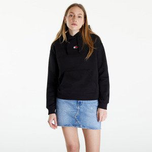 Tommy Jeans Boxy Badge Hoodie Black