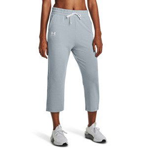 Under Armour Rival Terry Flare Crop Blue