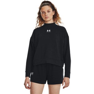 Under Armour Rival Terry Mock Crew Black