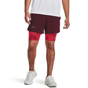 Under Armour Launch 5'' 2-In-1 Short Dark Maroon