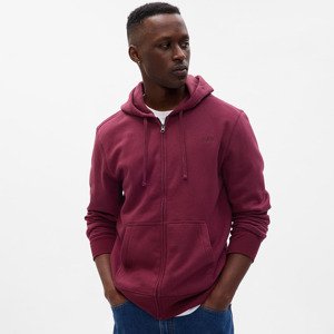 GAP Fullzip Logo Hoodie Deep Garnet Red 501