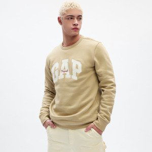 GAP Crewneck Logo Sweatshirt Khaki