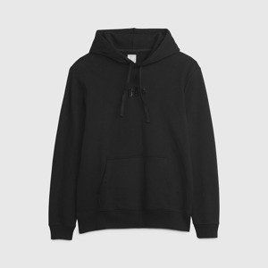 GAP Mini Logo Hoodie True Black