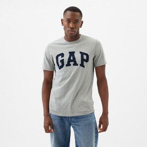 GAP Basic Logo Tee Heather Grey