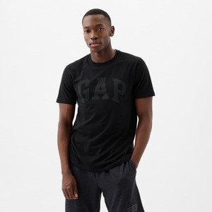 Tričko GAP Basic Logo Tee True Black V2 2 XL