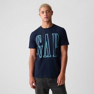 GAP Neon Logo Tee Tapestry Navy