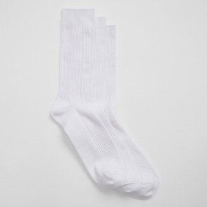 GAP Basic Crew Socks 3-Pack Optic White V6