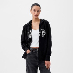 GAP Fullzip Logo Hoodie True Black V2